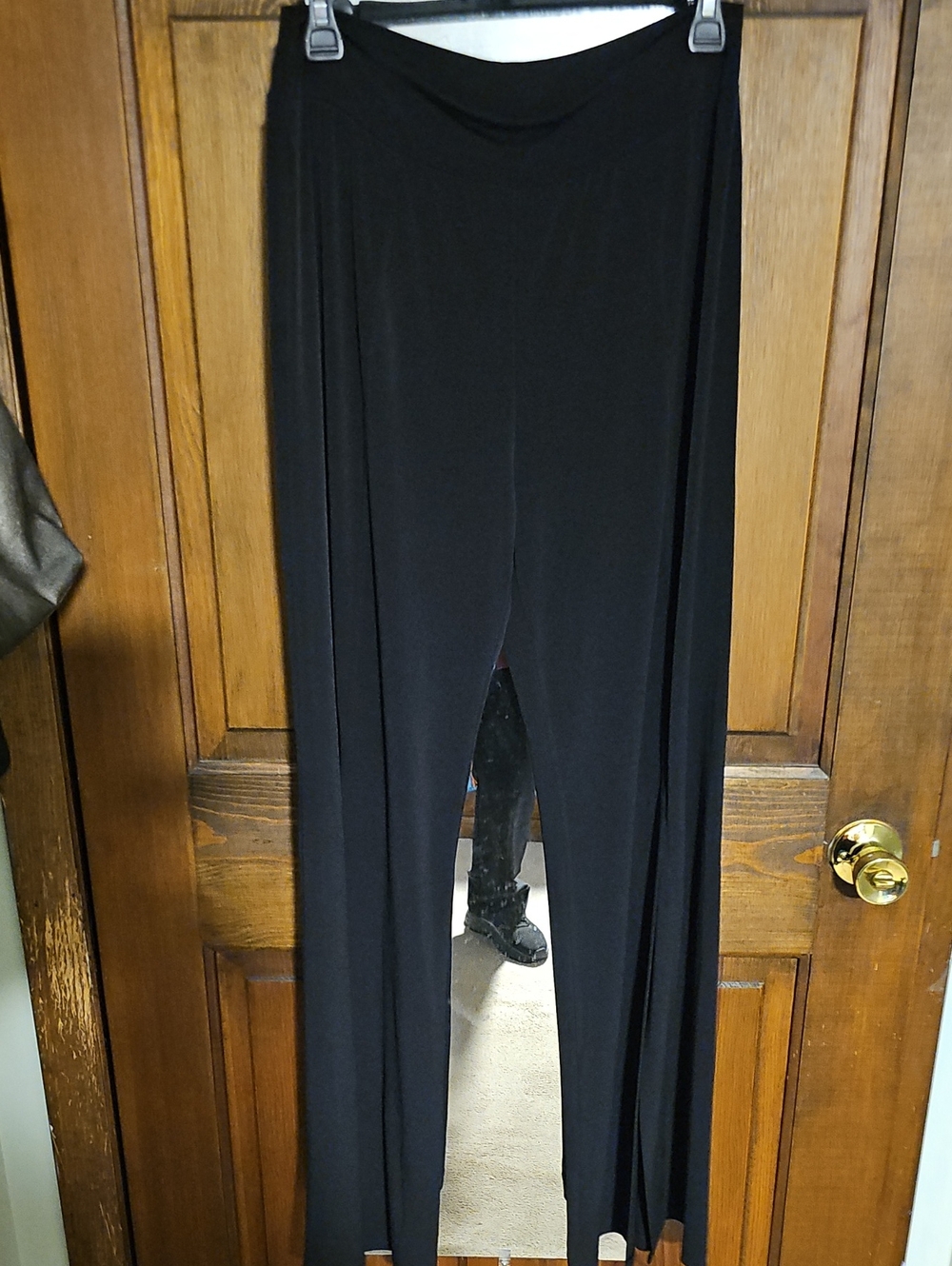 Clara Sun Woo Black Wide-Leg Palazzo Pants